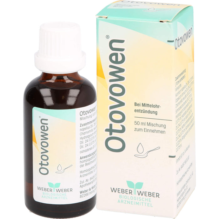 Otovowen Mischung bei Mittelohrentzündung, 50 ml Lösung