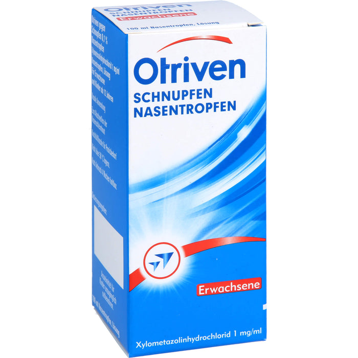 Otriven 0,1 % Nasentropfen für Erwachsene bei Schnupfen, 100 ml Lösung