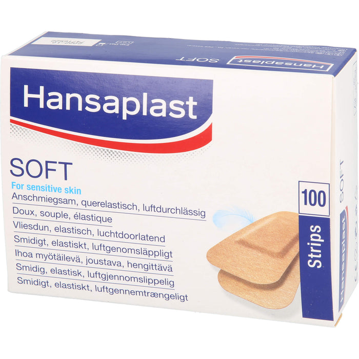 HANSAPLAST Soft Pflaster besonders hautfreundlich, 100 pc Pansement