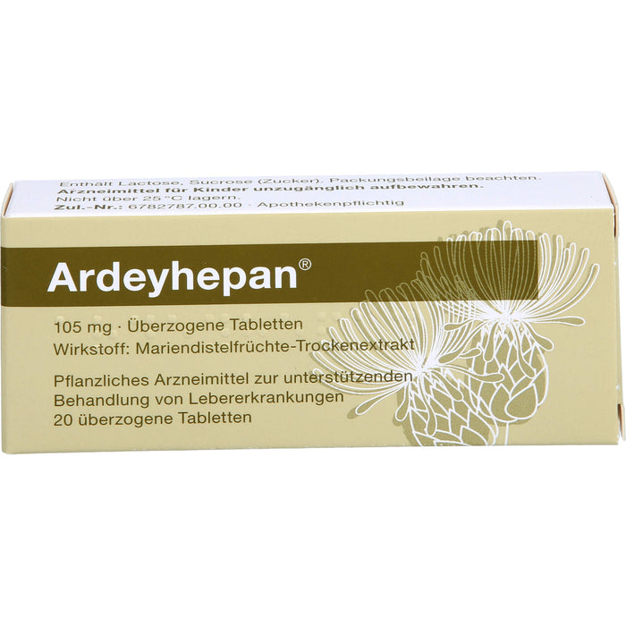 Ardeyhepan überzogene Tabletten, 20 pc Tablettes