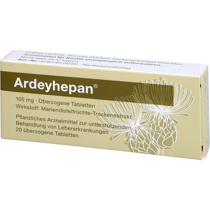 Ardeyhepan überzogene Tabletten, 20 pc Tablettes