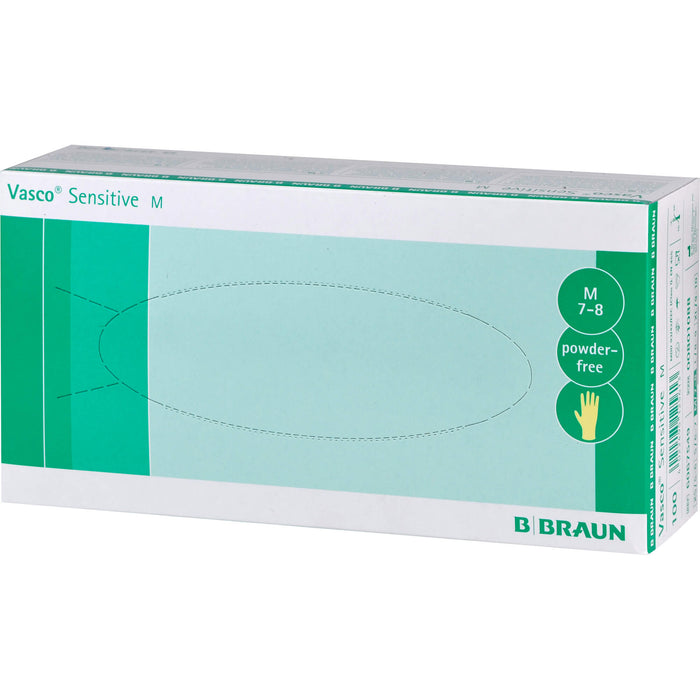 B.BRAUN Vasco Sensitive M puderfreie Handschuhe, 100 pcs. Gloves