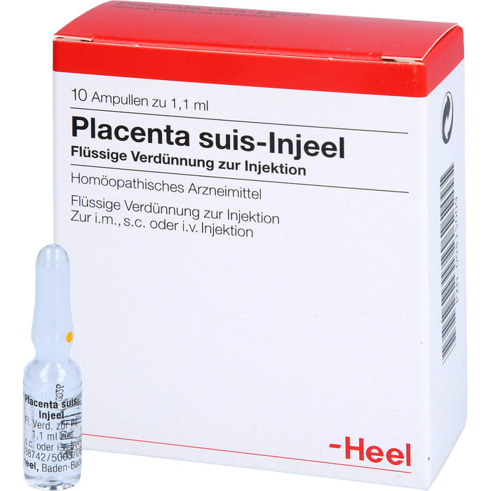 Placenta suis-Injeel flüssige Verdünnung, 10 St. Ampullen