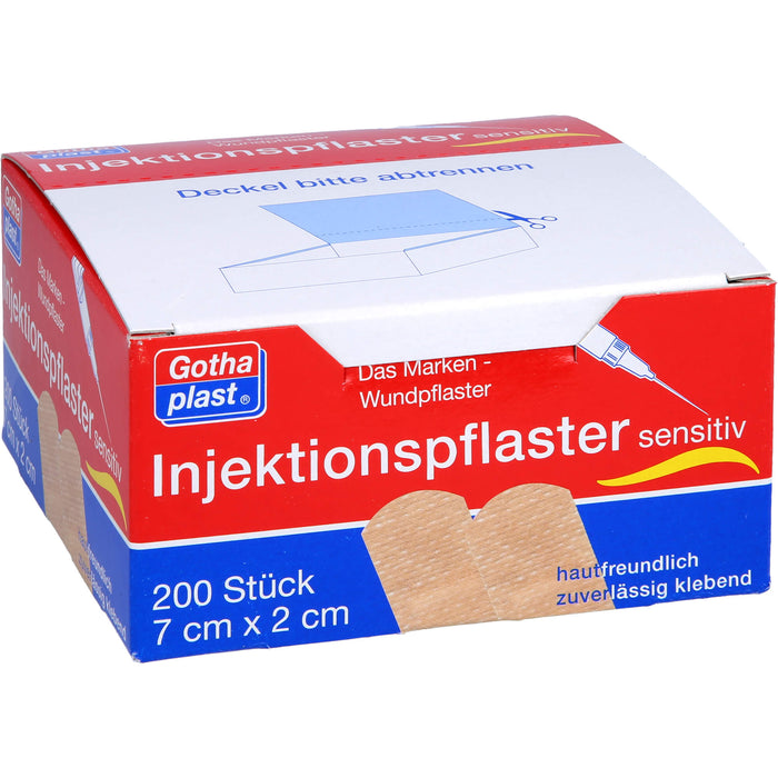 Gothaplast Injektionspflaster sensitiv 7cmx2cm, 200 St PFL