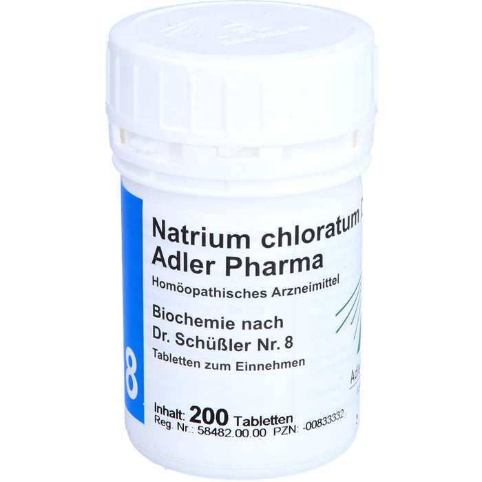 Biochemie Adler 8 Natrium chloratum D6 Tbl., 200 St TAB