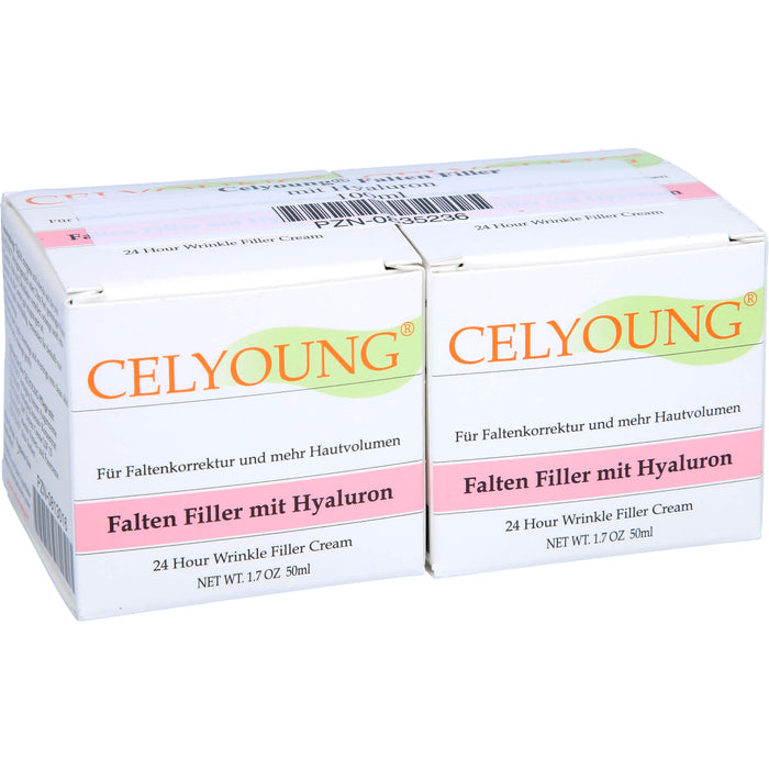 CELYOUNG Faltenfiller mit Hyaluron, 100 ml Creme