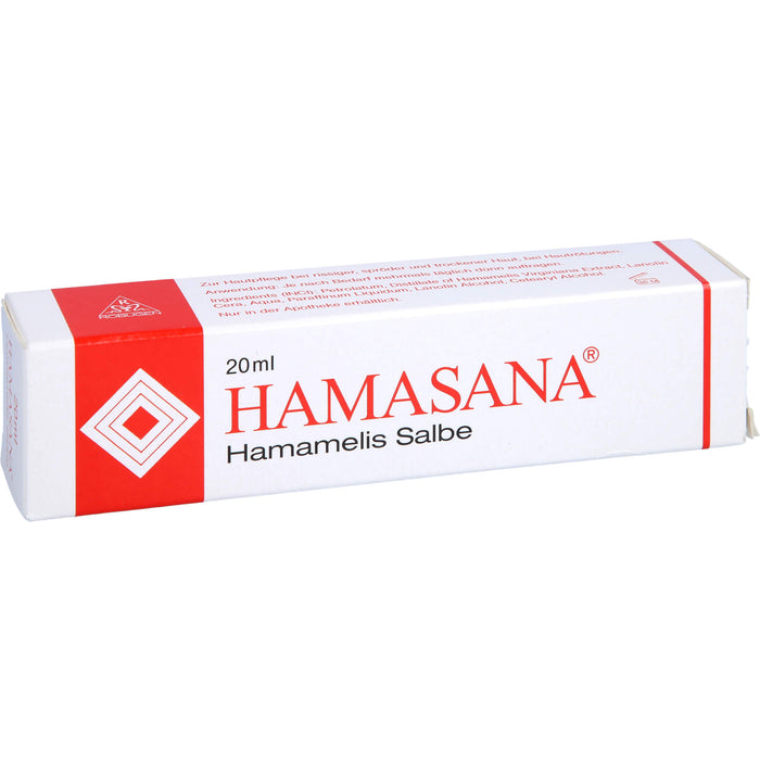 Hamasana Hamamelis Salbe, 20 g Salbe