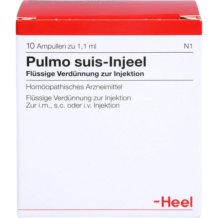 Heel Pulmo suis-Injeel flüssige Verdünnung zur Injektion, 10 pcs. Ampoules