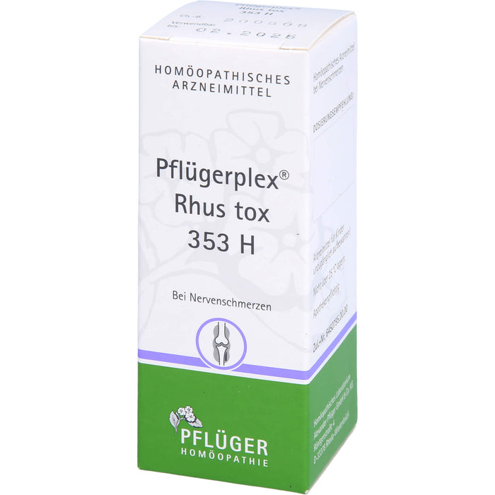 Pflügerplex Rhus tox 353 H Tabletten bei Nervenschmerzen, 100 pcs. Tablets