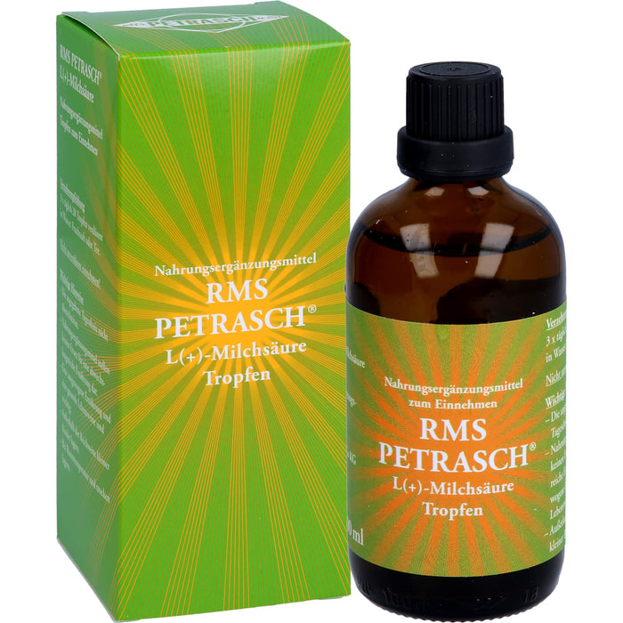 RMS Petrasch L(+)-Milchsäure Tropfen, 100 ml Solution