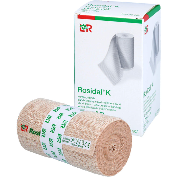 Rosidal K Kurzzugbinde 10 cm x 5 m, 1 St. Binde