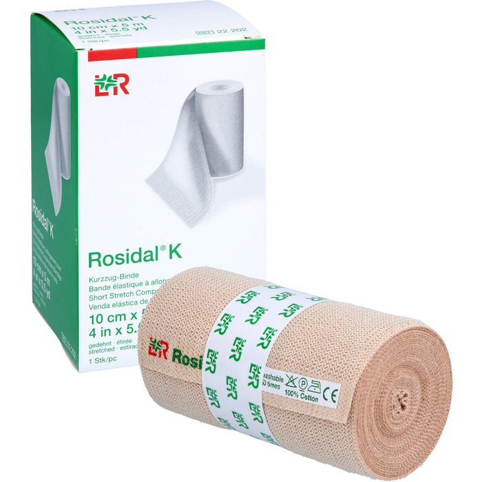 Rosidal K Kurzzugbinde 10 cm x 5 m, 1 pcs. Bandage