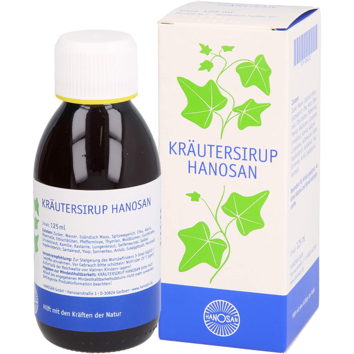 HANOSAN Kräutersirup, 125 ml Solution