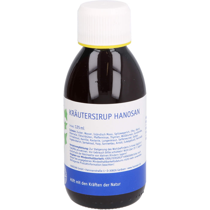 HANOSAN Kräutersirup, 125 ml Lösung