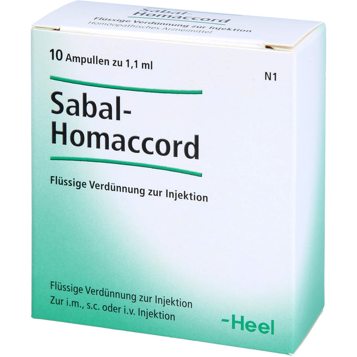 Heel Sabal-Homaccord Ampullen, 10 St. Ampullen