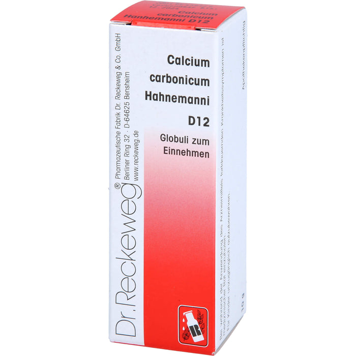 DR. RECKEWEG & CO Calcium carbonicum Hahnemanni D 12 Globuli, 10 g Globuli