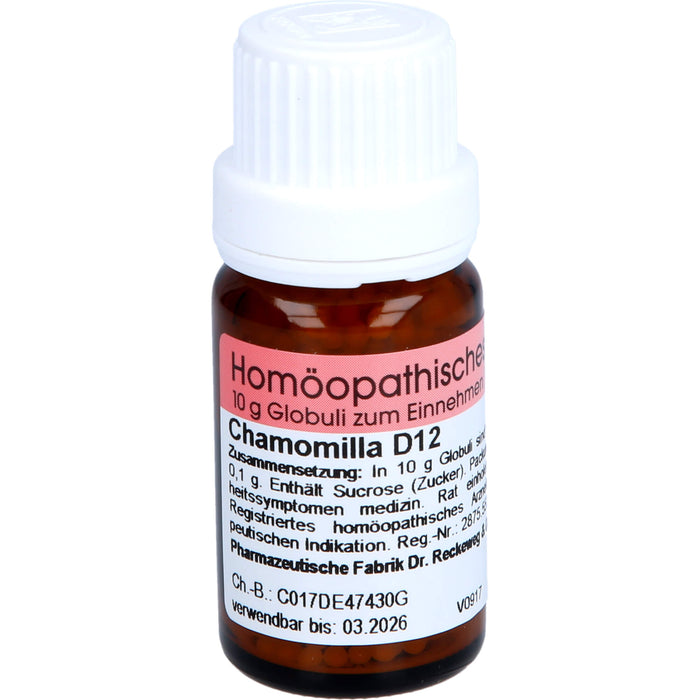 Chamomilla D12 Reckeweg Glob., 10 g GLO