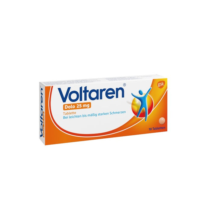 Voltaren Dolo 25 mg Tabletten, 10 pcs. Tablets