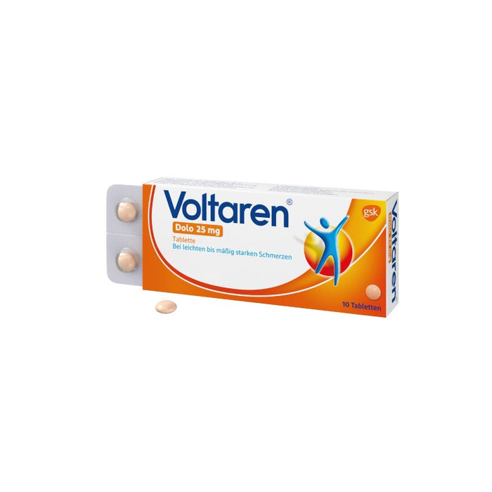 Voltaren Dolo 25 mg Tabletten, 10 pc Tablettes