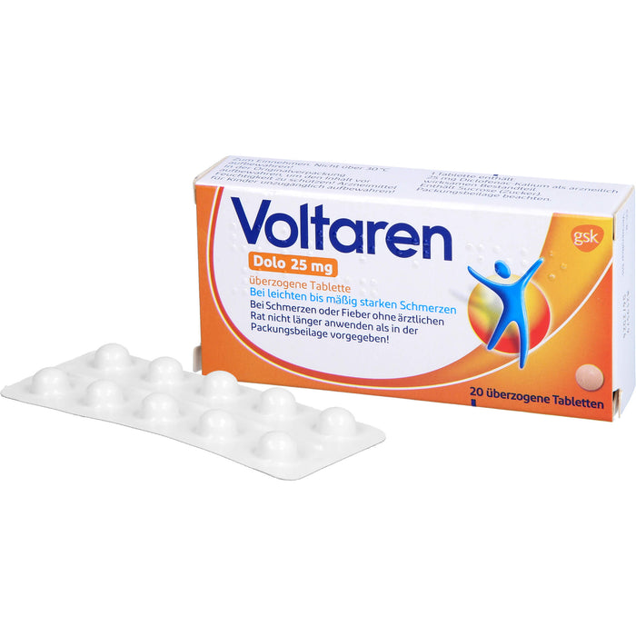 Voltaren Dolo 25 mg Tabletten, 20 pcs. Tablets