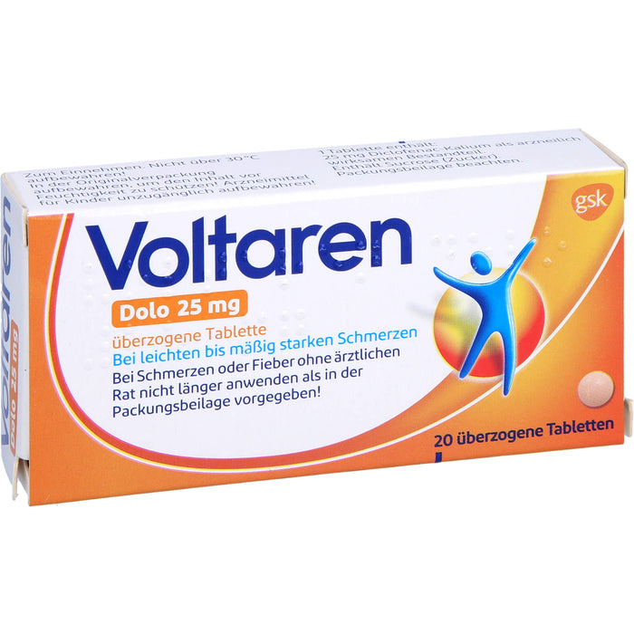 Voltaren Dolo 25 mg Tabletten, 20 St. Tabletten