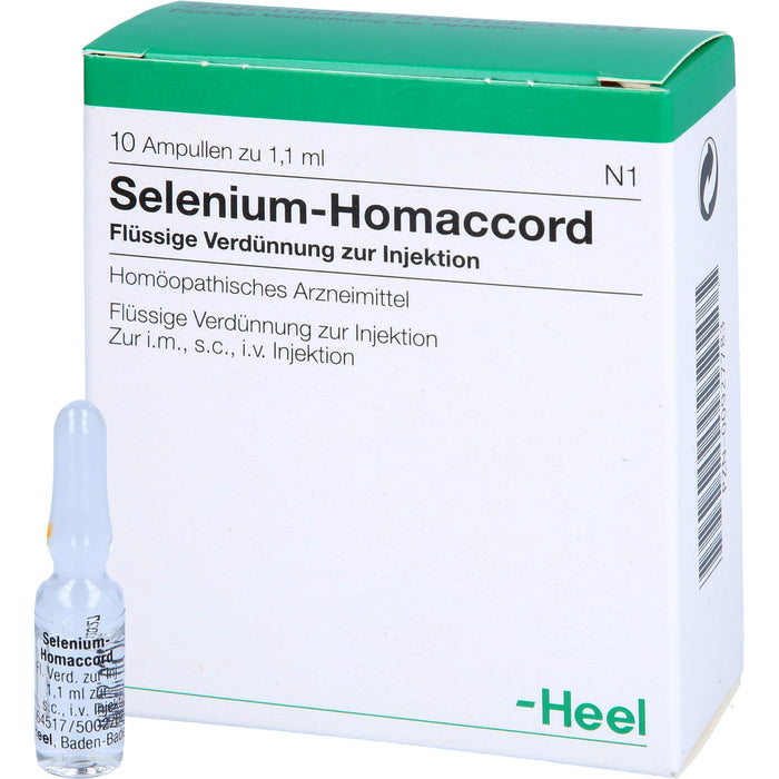 Selenium-Homaccord Inj.-Lsg., 10 St. Ampullen