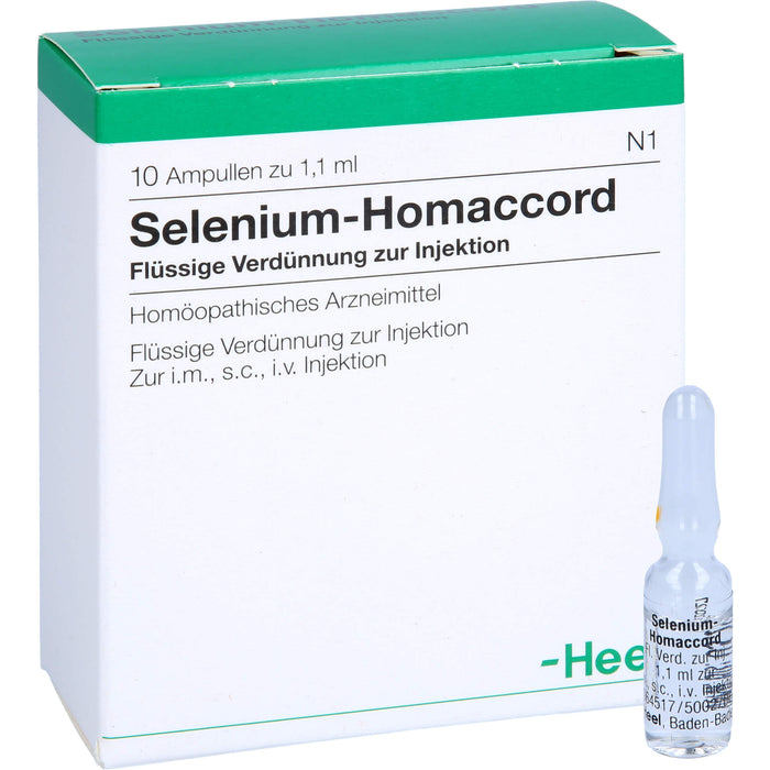 Selenium-Homaccord Inj.-Lsg., 10 St. Ampullen