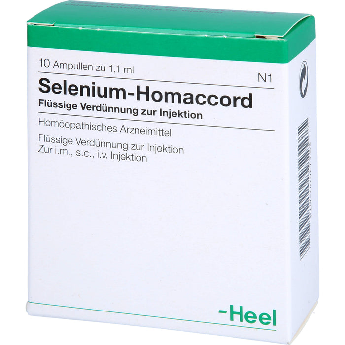 Selenium-Homaccord Inj.-Lsg., 10 pc Ampoules