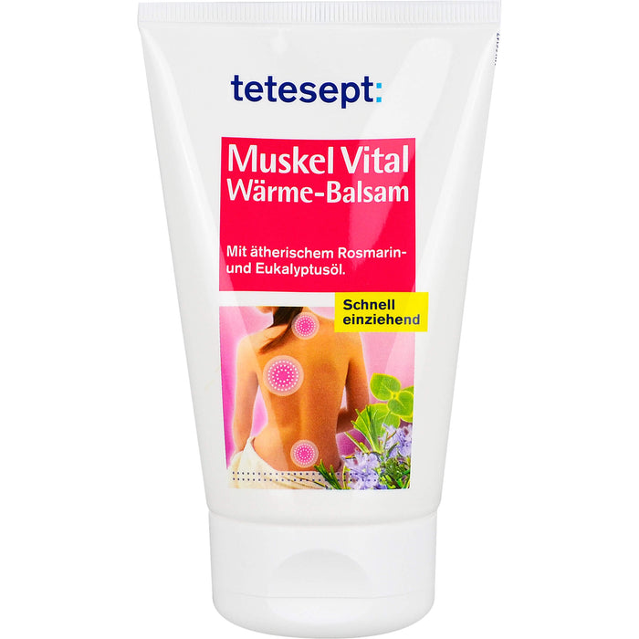 tetesept: Muskel Vital Wärme-Balsam schnell einziehend, 100 g Cream