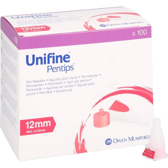 Unifine Pentips 12mm 29G, 100 St KAN