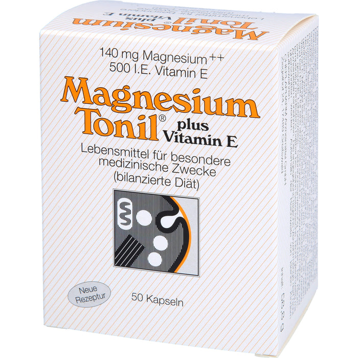 Magnesium Tonil plus Vitamin E Kapseln, 50 pc Capsules