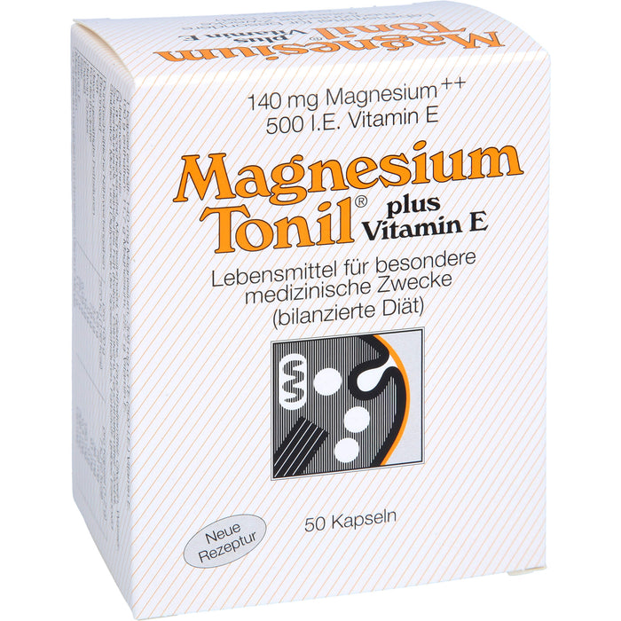 Magnesium Tonil plus Vitamin E Kapseln, 50 pc Capsules