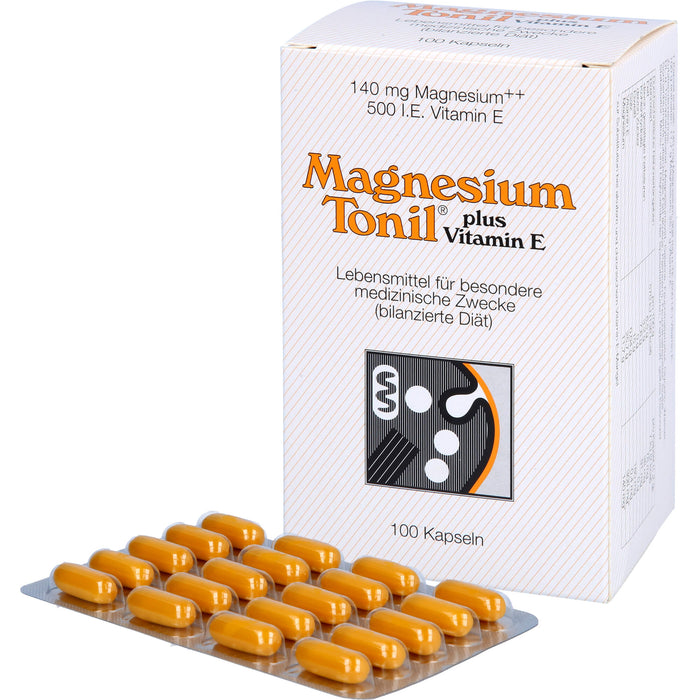 Magnesium Tonil plus Vitamin E Kapseln, 100 pcs. Capsules