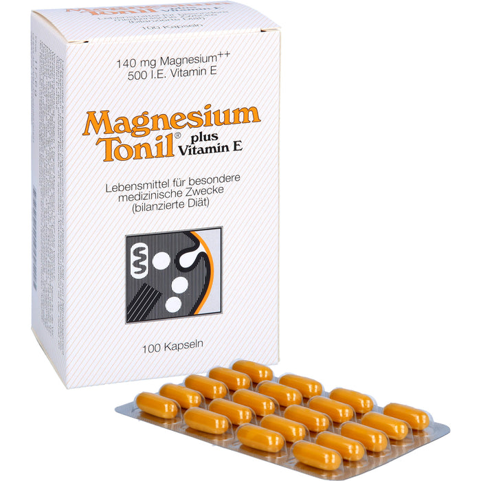 Magnesium Tonil plus Vitamin E Kapseln, 100 pcs. Capsules