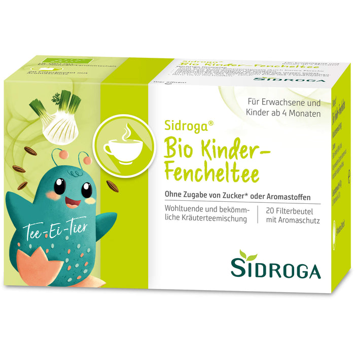 Sidroga Bio Kinder Fencheltee, 20 pcs. Filter bag