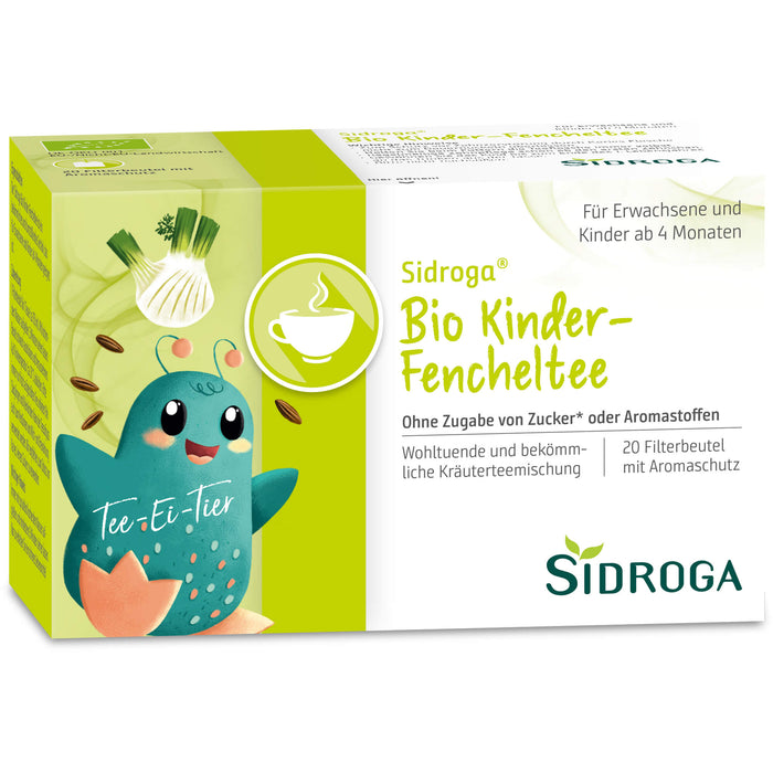 Sidroga Bio Kinder Fencheltee, 20 pc Sac filtrant