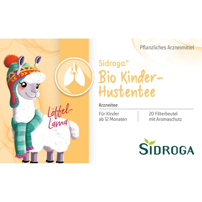 Sidroga Bio Kinder Hustentee, 20 pc Sac filtrant