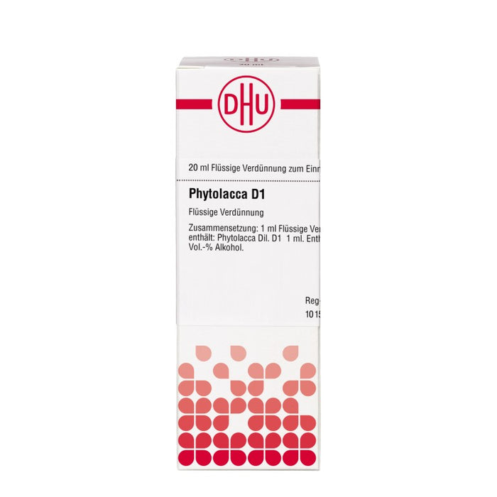 DHU Phytolacca D1 Dilution, 20 ml Lösung