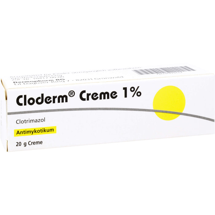 Cloderm Creme 1% Antimykotikum, 20 g Crème