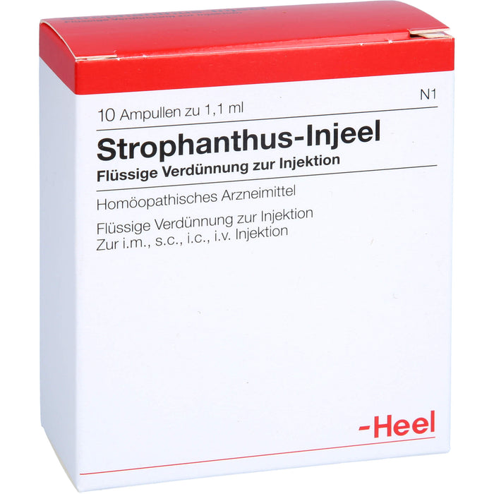 Heel Strophanthus Injeel flüssige Verdünnung, 10 St. Ampullen