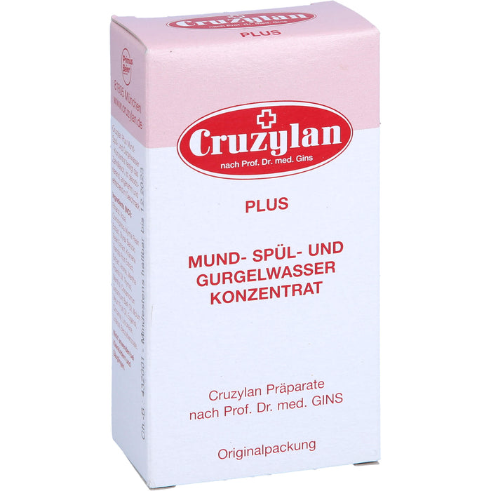 Cruzylan Plus Mund- Spül- und Gurgelwasserkonzentrat, 50 ml Lösung