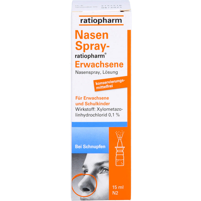 NasenSpray-ratiopharm Erwachsene, 15 ml Lösung