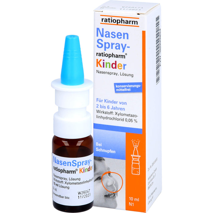 NasenSpray-ratiopharm Kinder, 10 ml Solution