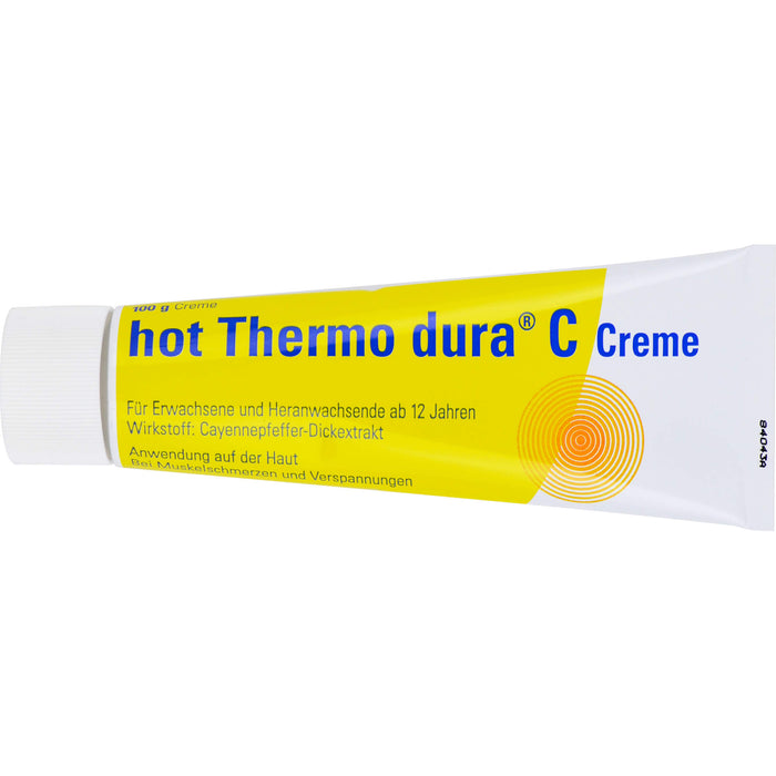 hot Thermo dura C Creme bei Muskelschmerzen und Verspannungen, 100 g Creme