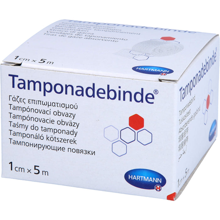 HARTMANN Tamponadebinde 5 m x 1 cm steril, 1 St. Tamponaden