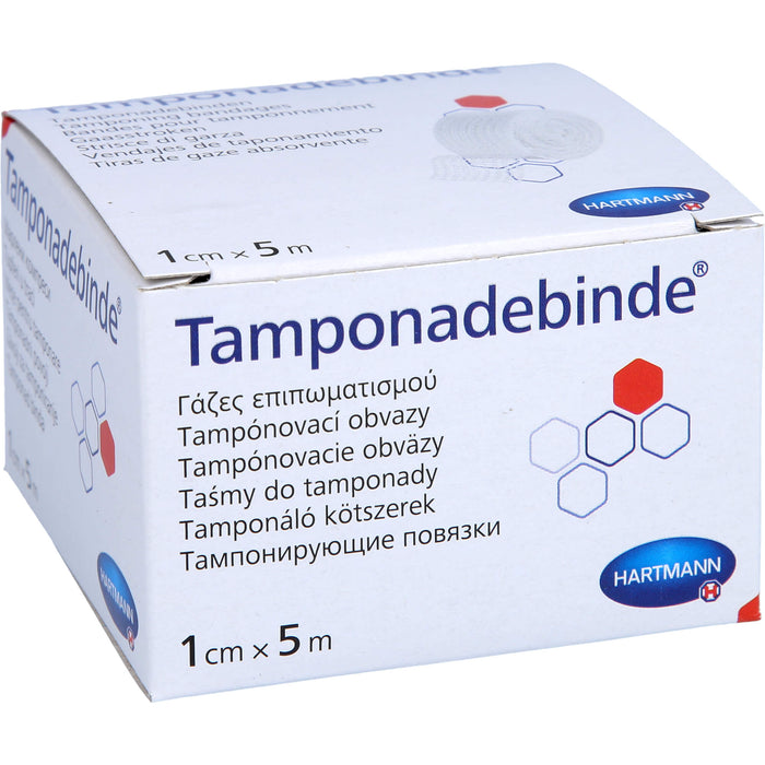 HARTMANN Tamponadebinde 5 m x 1 cm steril, 1 pcs. Tamponades