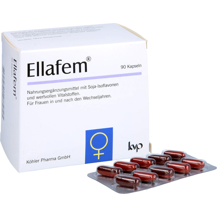 Ellafem Kapseln für Frauen in und nach den Wechseljahren, 90 pcs. Capsules