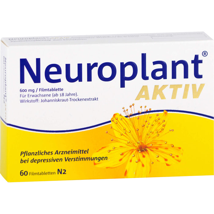 Neuroplant aktiv Filmtabletten bei depressiven Verstimmungen, 60 pcs. Tablets