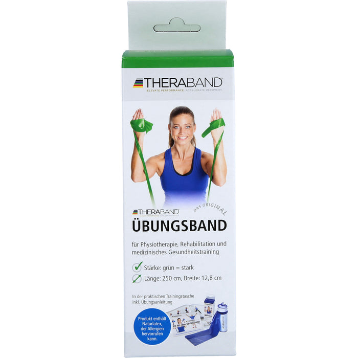 THERABAND Übungsband 2,5 m stark grün, 1 pc Paquet