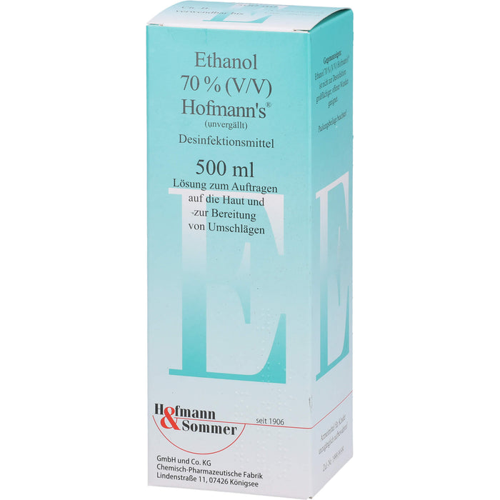 Ethanol 70% (V/V) Hofmann's, 500 ml LOE